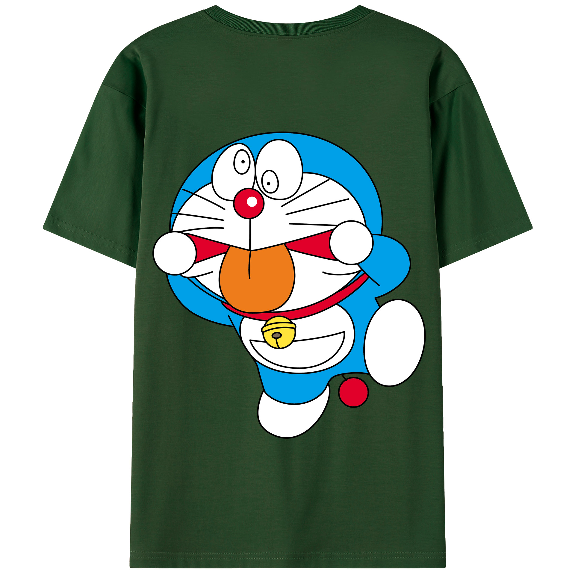 （画像用） ドラえもん Doraemon 綿100％半袖Tシャツ（背面プリント）